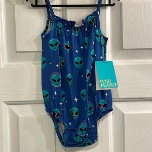 Posh Peanut alien bubble onesie, Size 12-18 months
